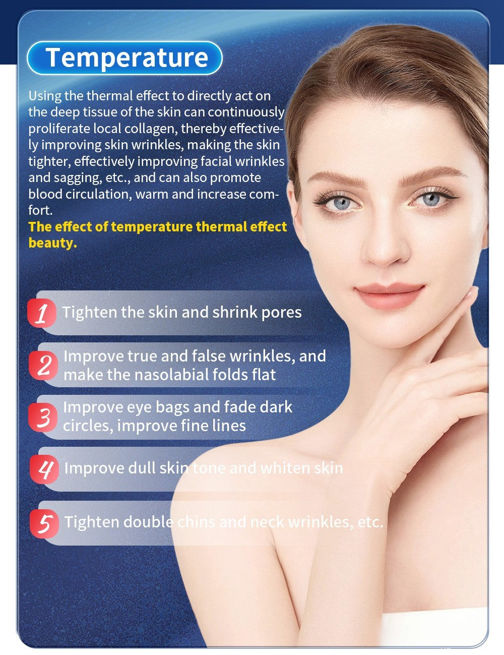 Non-invasive Face Lift Facial Skin Tighten Lifting Machine Wrinkle Reduction SPA
