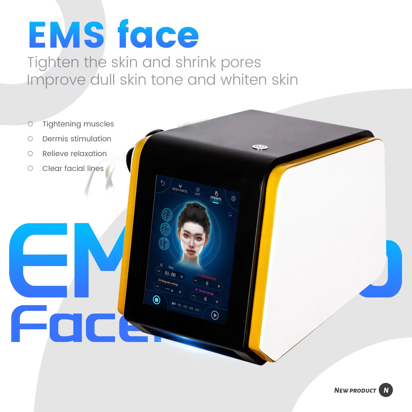 Non-invasive Face Lift Facial Skin Tighten Lifting Machine Wrinkle Reduction SPA