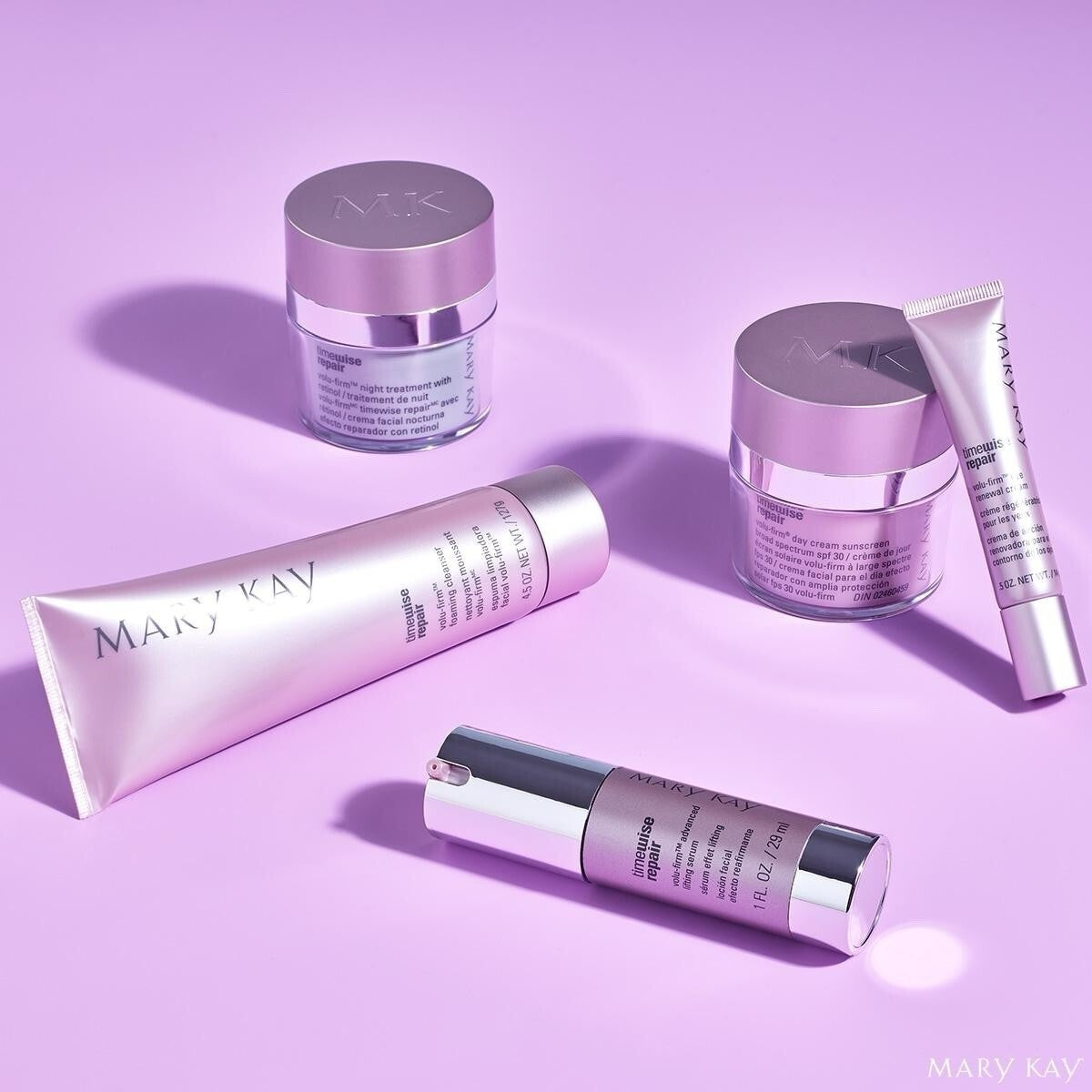 Mary Kay TimeWise Repair Volu-Firm Set - 5 Piece Full-Size - Exp 02/2027